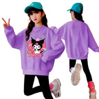 Conjunto Moletom Infantil Kuromi Conjunto Moletom Infantil Kuromi Loja do Bambino 