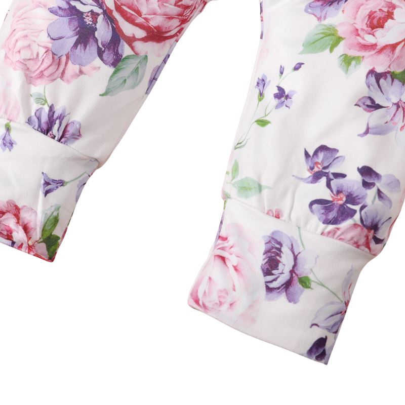 Conjunto de Moletom Floral Infantil Bambino Conjunto de Moletom Floral Infantil Bambino Loja do Bambino 