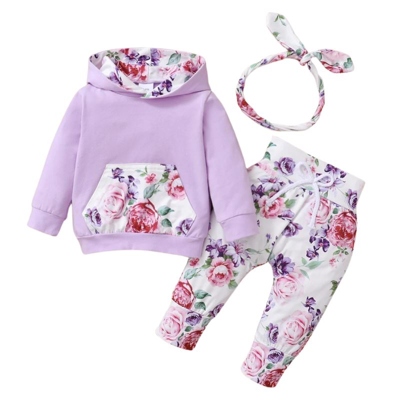 Conjunto de Moletom Floral Infantil Bambino Conjunto de Moletom Floral Infantil Bambino Loja do Bambino 