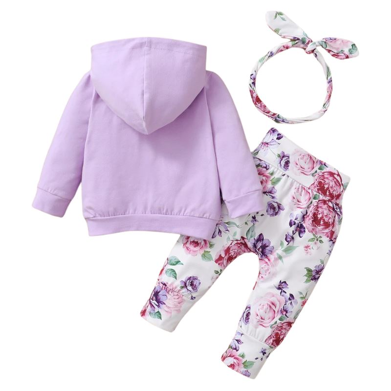 Conjunto de Moletom Floral Infantil Bambino Conjunto de Moletom Floral Infantil Bambino Loja do Bambino 