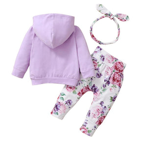 Conjunto de Moletom Floral Infantil Bambino Conjunto de Moletom Floral Infantil Bambino Loja do Bambino 