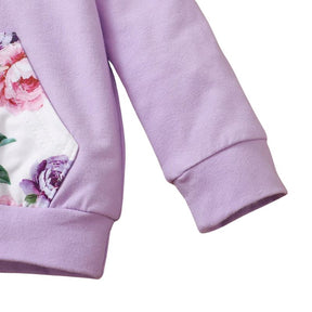 Conjunto de Moletom Floral Infantil Bambino Conjunto de Moletom Floral Infantil Bambino Loja do Bambino 