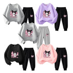 Conjunto Moletom Infantil Kuromi Conjunto Moletom Infantil Kuromi Loja do Bambino 