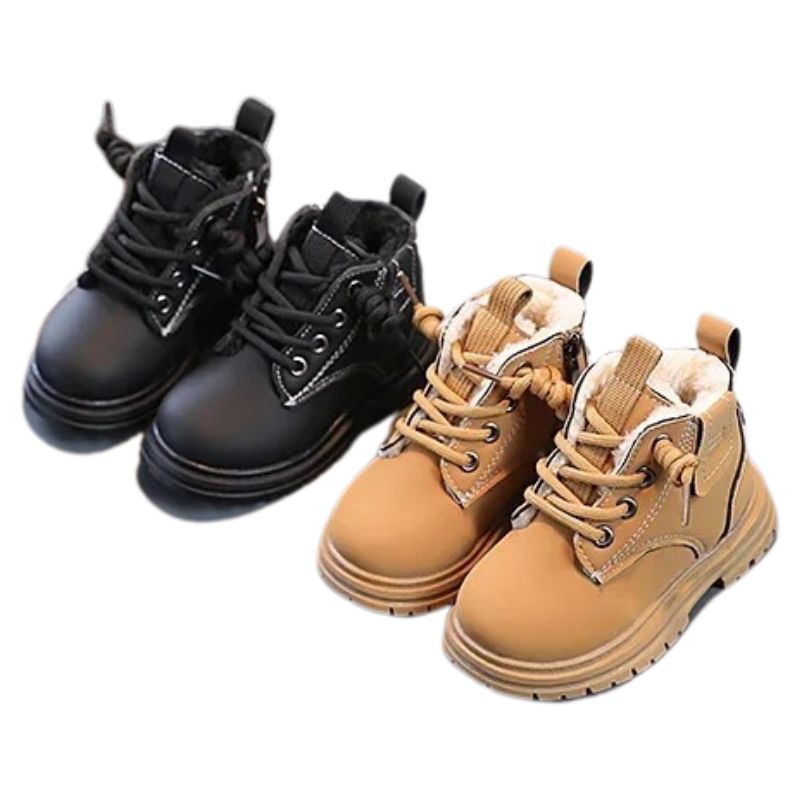 Coturno Infantil Couro Suede Peluciado Coturno Infantil Couro Suede Peluciado Loja do Bambino 