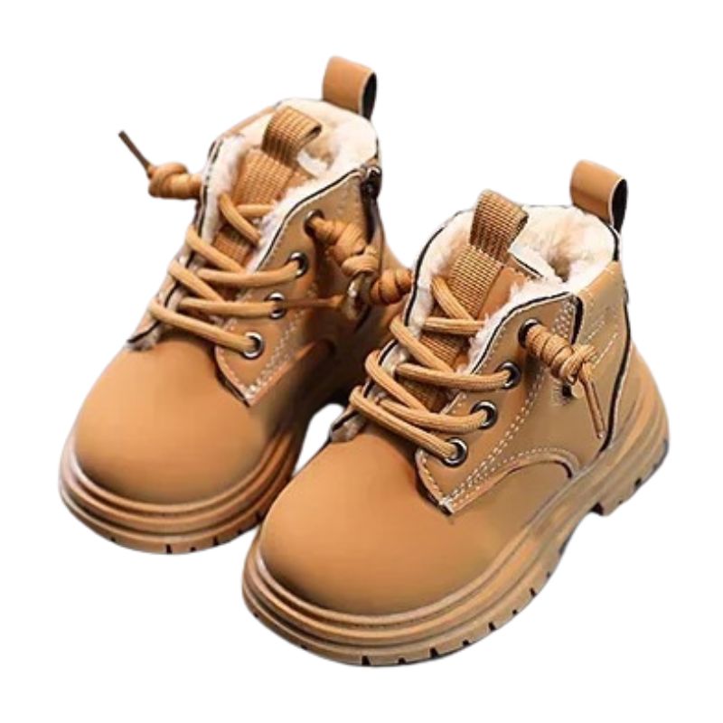 Coturno Infantil Couro Suede Peluciado Coturno Infantil Couro Suede Peluciado Loja do Bambino 