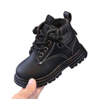 Coturno Infantil Couro Suede Peluciado Coturno Infantil Couro Suede Peluciado Loja do Bambino 