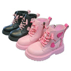 Coturno Infantil com Zíper Lateral Corações Coturno Infantil com Zíper Lateral Corações Loja do Bambino 