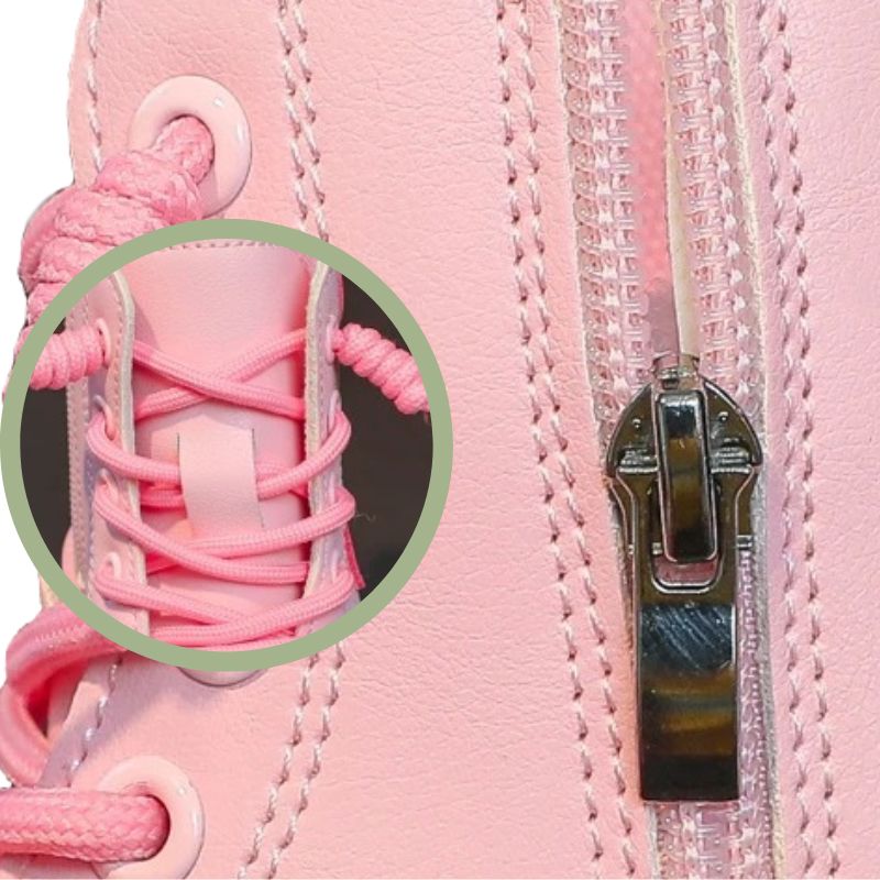 Coturno Infantil com Zíper Lateral Corações Coturno Infantil com Zíper Lateral Corações Loja do Bambino 