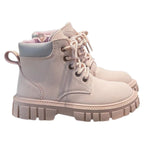 Coturno Infantil com Zíper Lateral Coturno Infantil com Zíper Lateral Loja do Bambino Rosa 26 (16.5cm) 