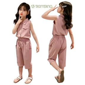 Conjunto Monocromático - Elegância Casual para Meninas Conjunto Monocromático - Elegância Casual para Meninas Loja do Bambino 