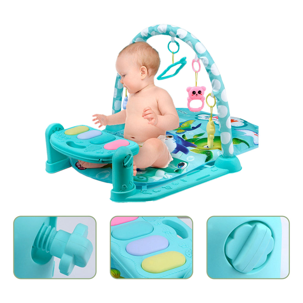 Caminha Tapete Soneca Recém-Nascido - Com Chocalhos e Musica Caminha Tapete Soneca Recém-Nascido - Com Chocalhos e Musica Loja do Bambino 