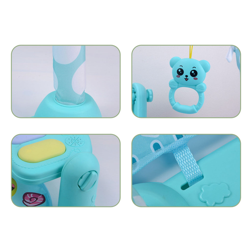 Caminha Tapete Soneca Recém-Nascido - Com Chocalhos e Musica Caminha Tapete Soneca Recém-Nascido - Com Chocalhos e Musica Loja do Bambino 