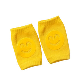 Joelheira Antiderrapante para Bebês Bambino Joelheira para Bebês Bambino Loja do Bambino Amarelo tamanho único 