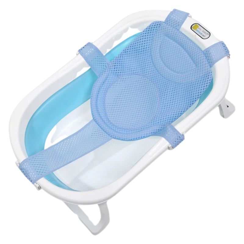 Almofada de Banheira para Banho Respirável Recém Nascido Bambino Almofada de Banheira para Banho Respirável Recém Nascido Bambino Loja do Bambino Azul 