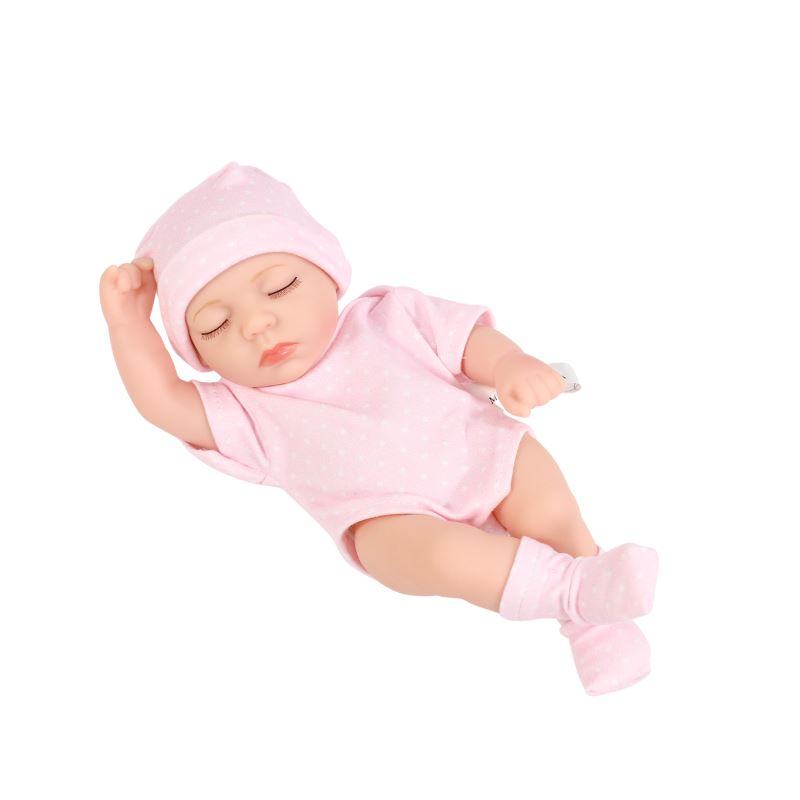 Bebê Reborn de Silicone Realista Bebê Reborn de Silicone Realista Loja do Bambino Rosa Claro 