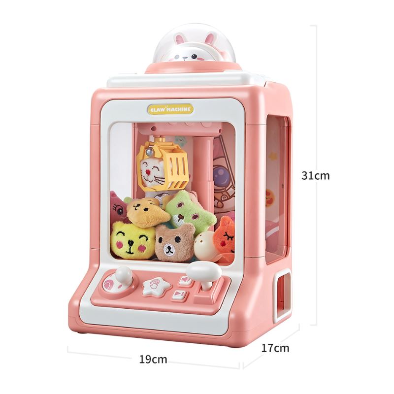 Máquina Shopping de Pegar Bichinhos com 10 Bichinhos Inclusos Máquina de Pegar Bichinhos Loja do Bambino 