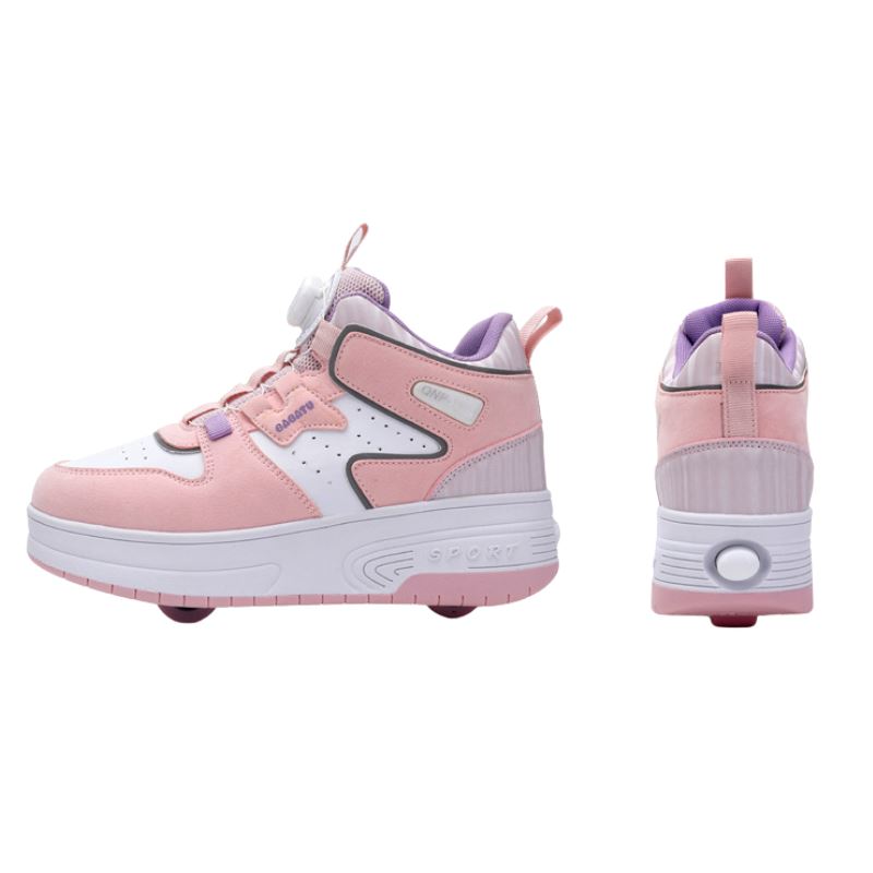 Tênis Cano Alto com Rodinhas para Crianças Tênis Cano Alto com Rodinhas para Crianças Loja do Bambino 