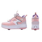 Tênis Cano Alto com Rodinhas para Crianças Tênis Cano Alto com Rodinhas para Crianças Loja do Bambino 