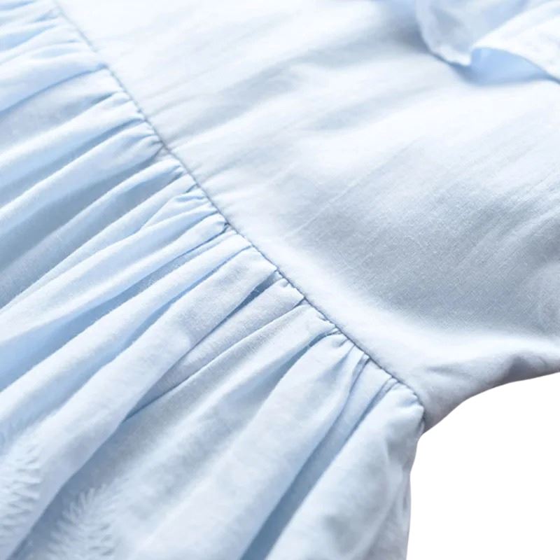 Vestido Azul Celeste para Meninas - Charme Casual para Festas de Verão Vestido Azul Celeste para Meninas - Charme Casual para Festas de Verão Loja do Bambino 