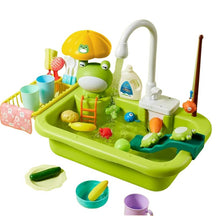 Pia de Brinquedo que sai Água com Acessórios Pia de Brinquedo que sai Água com Acessórios Loja do Bambino Verde 