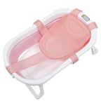 Almofada de Banheira para Banho Respirável Recém Nascido Bambino Almofada de Banheira para Banho Respirável Recém Nascido Bambino Loja do Bambino Rosa 