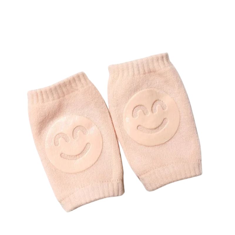 Joelheira Antiderrapante para Bebês Bambino Joelheira para Bebês Bambino Loja do Bambino Nude tamanho único 