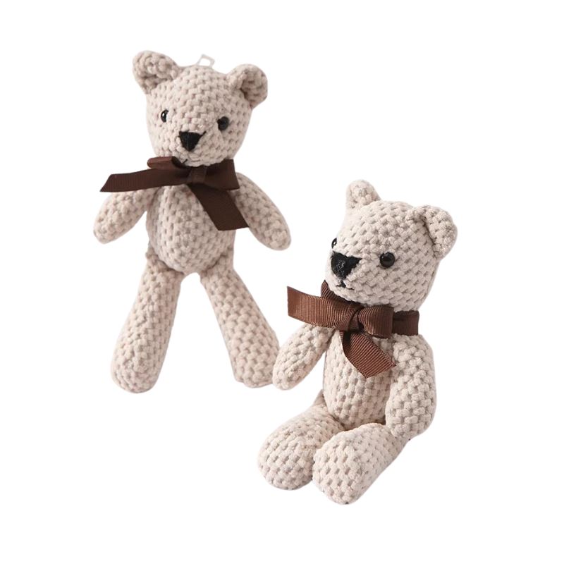 Ursinho Trabalhado Bambino Ursinho Trabalhado Bambino Loja do Bambino Branco 15cm 