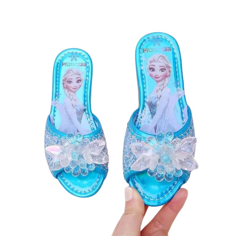 Rasteirinha Elsa Infantil Rasteirinha Elsa Infantil Loja do Bambino Azul 26 (16.8cm) 