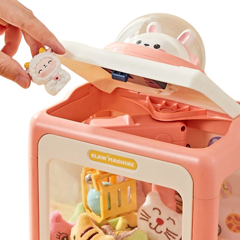 Máquina Shopping de Pegar Bichinhos com 10 Bichinhos Inclusos Máquina de Pegar Bichinhos Loja do Bambino 