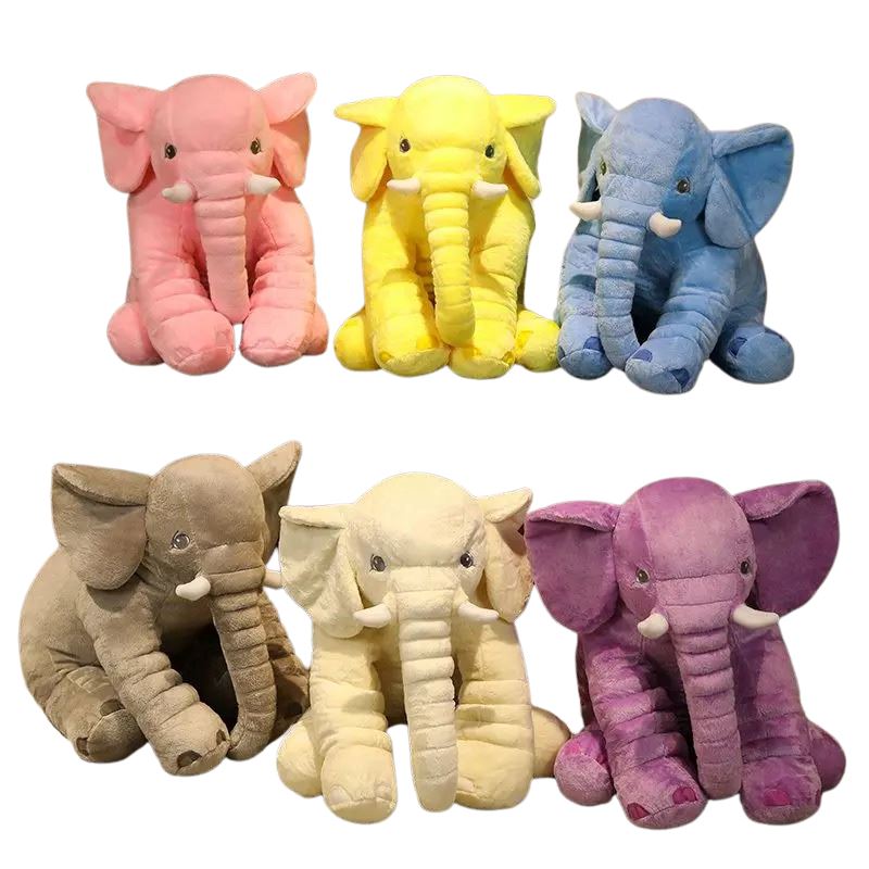 Elefantinho de Pelúcia Ergonômico Soninho Bambino Elefantinho de Pelúcia da Bambino Kaza Fácil 