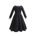 Fantasia Cosplay Wandinha Infantil Bambino - Peruca e Vestido Fantásia Cosplay Wandinha Infantil Bambino Loja do Bambino 