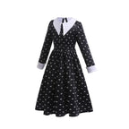 Fantasia Cosplay Wandinha Infantil Bambino - Peruca e Vestido Fantásia Cosplay Wandinha Infantil Bambino Loja do Bambino 