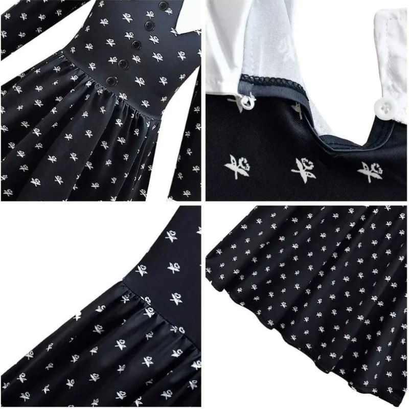 Fantasia Cosplay Wandinha Infantil Bambino - Peruca e Vestido Fantásia Cosplay Wandinha Infantil Bambino Loja do Bambino 