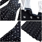 Fantasia Cosplay Wandinha Infantil Bambino - Peruca e Vestido Fantásia Cosplay Wandinha Infantil Bambino Loja do Bambino 