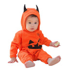 Fantasia Macacão com Capuz Abóbora Bebê Fantasia Macacão com Capuz Abóbora Recém Nascido Loja do Bambino 