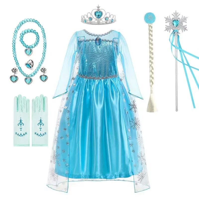 Fantasia Infantil Elsa Bambino Fantásia Infantil Elsa Bambino Loja do Bambino Modelo 03 2 a 3 anos 