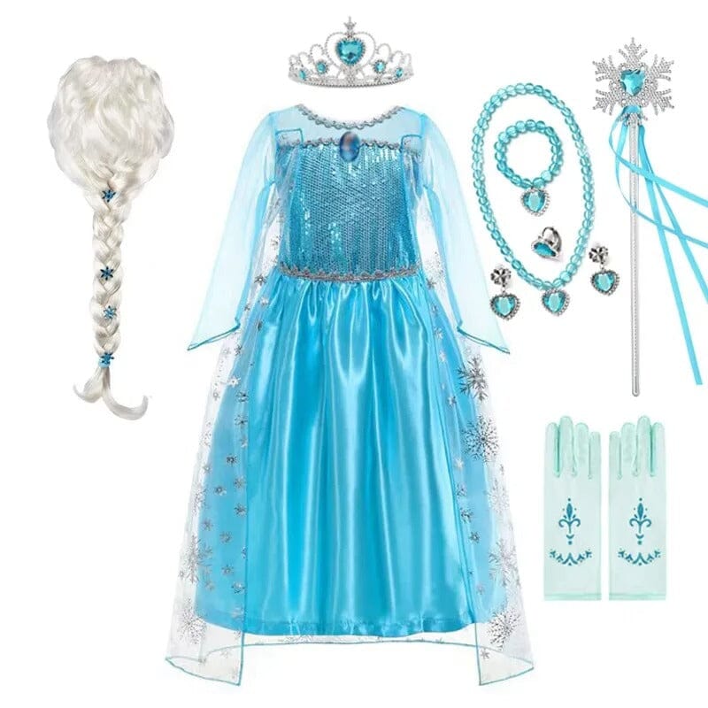 Fantasia Infantil Elsa Bambino Fantásia Infantil Elsa Bambino Loja do Bambino Modelo 04 2 a 3 anos 