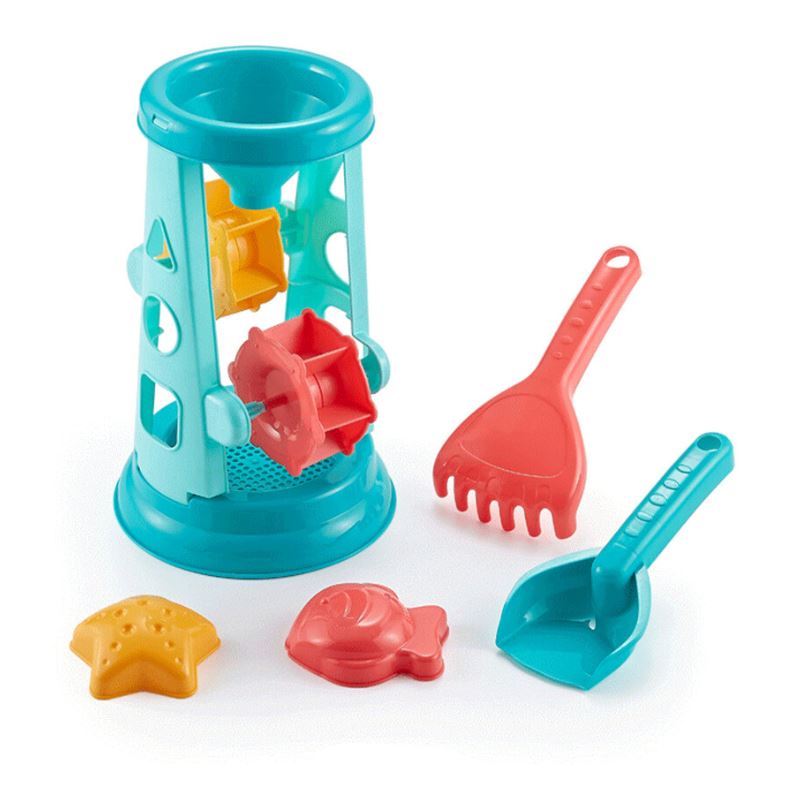 Ferramentas Castelinho de Areia Infantil Praia Bambino Jogo Infantil Castelinho de Areia Bambino Loja do Bambino Modelo 02 (5 peças) 