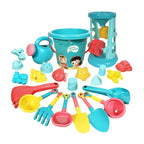 Ferramentas Castelinho de Areia Infantil Praia Bambino Jogo Infantil Castelinho de Areia Bambino Loja do Bambino Modelo 04 (23 peças) 