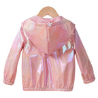 Jaqueta Corta Vento Infantil Metalizada com Capuz Jaqueta Corta Vento Infantil Metalizada com Capuz Loja do Bambino 