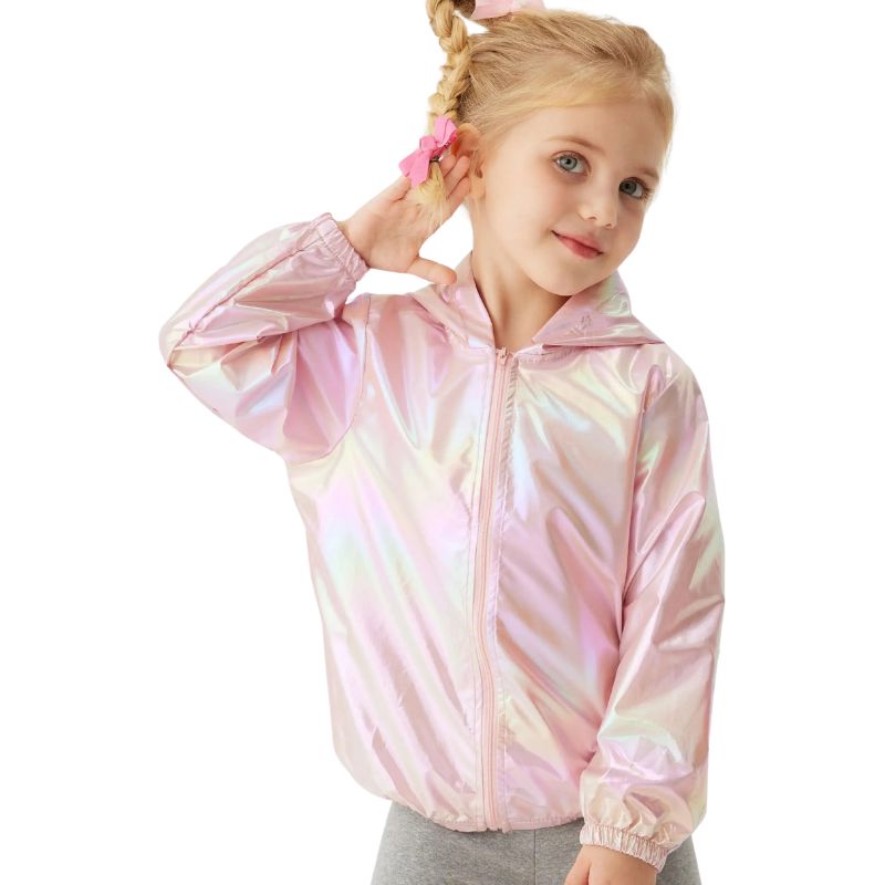 Jaqueta Corta Vento Infantil Metalizada com Capuz Jaqueta Corta Vento Infantil Metalizada com Capuz Loja do Bambino 