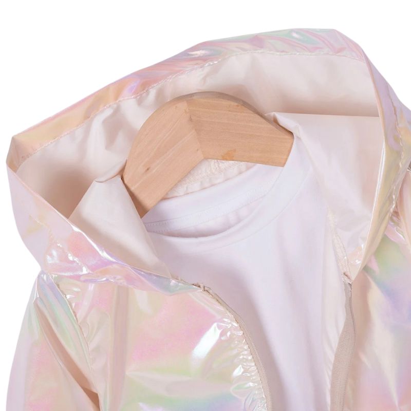 Jaqueta Corta Vento Infantil Metalizada com Capuz Jaqueta Corta Vento Infantil Metalizada com Capuz Loja do Bambino 