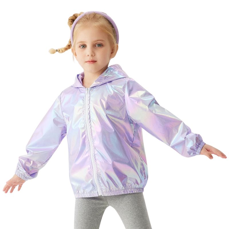 Jaqueta Corta Vento Infantil Metalizada com Capuz Jaqueta Corta Vento Infantil Metalizada com Capuz Loja do Bambino 