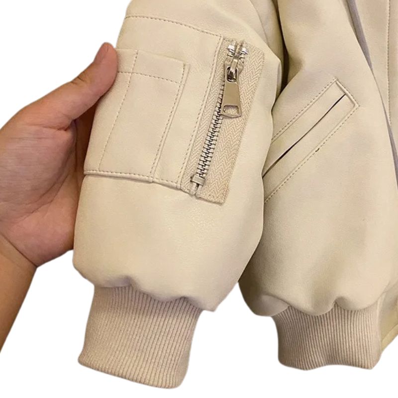 Jaqueta Couro Infantil Masculina com Capuz Jaqueta Couro Infantil Masculina com Capuz Loja do Bambino 