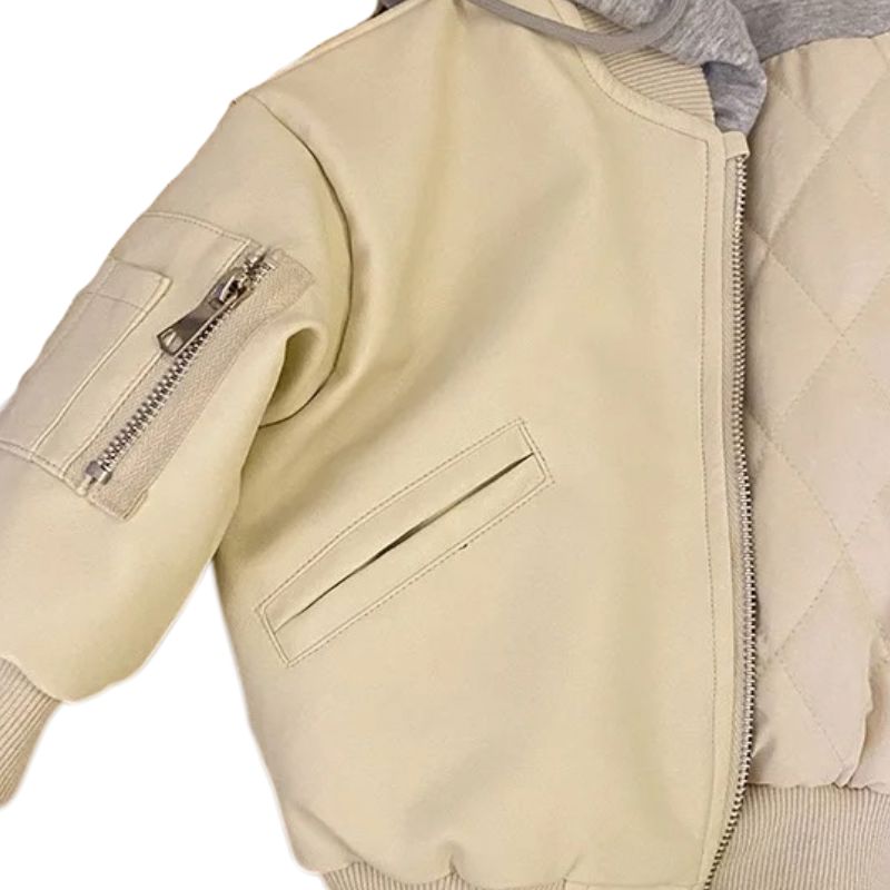 Jaqueta Couro Infantil Masculina com Capuz Jaqueta Couro Infantil Masculina com Capuz Loja do Bambino 