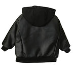 Jaqueta Couro Infantil Masculina com Capuz Jaqueta Couro Infantil Masculina com Capuz Loja do Bambino 