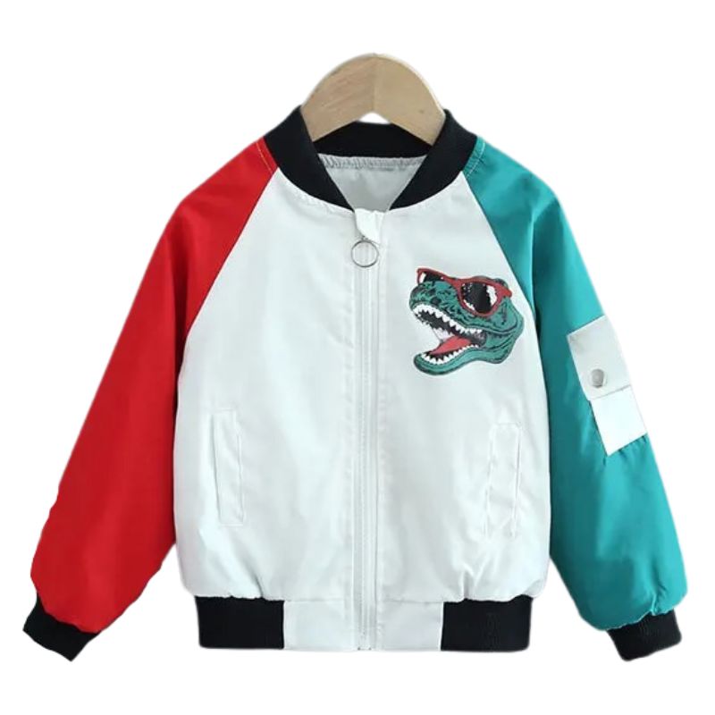 Jaqueta Infantil Dinossauro T-REX Jaqueta Infantil Dinossauro T-REX Loja do Bambino 