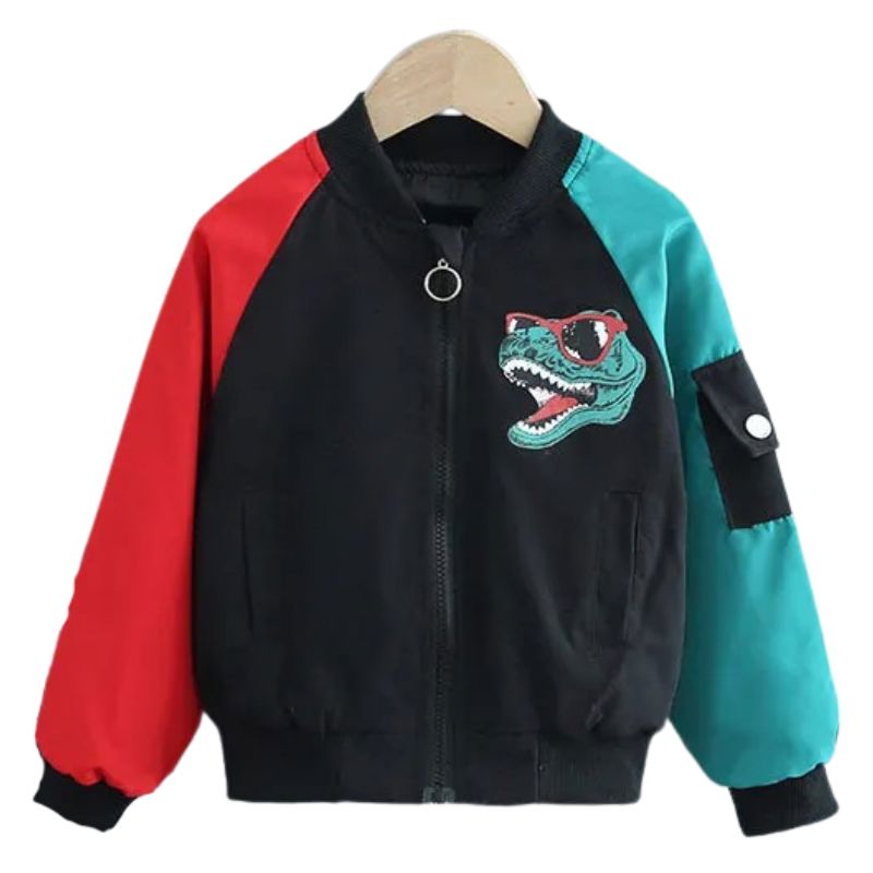 Jaqueta Infantil Dinossauro T-REX Jaqueta Infantil Dinossauro T-REX Loja do Bambino 