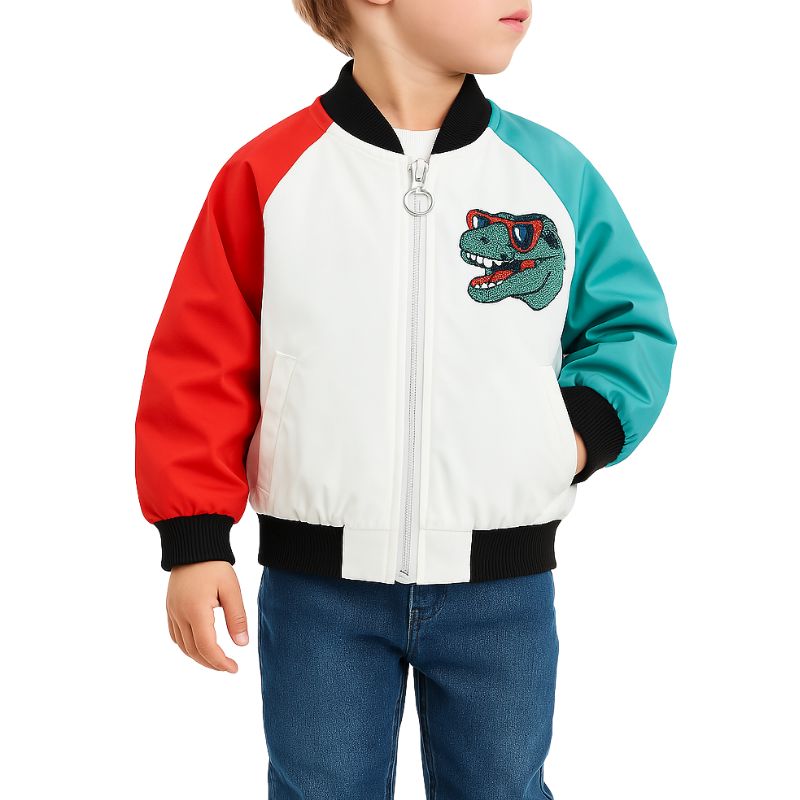 Jaqueta Infantil Dinossauro T-REX Jaqueta Infantil Dinossauro T-REX Loja do Bambino 