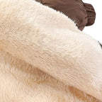 Jaqueta Infantil Peluciada com Capuz de Urso Jaqueta Infantil Peluciada com Capuz de Urso Loja do Bambino 